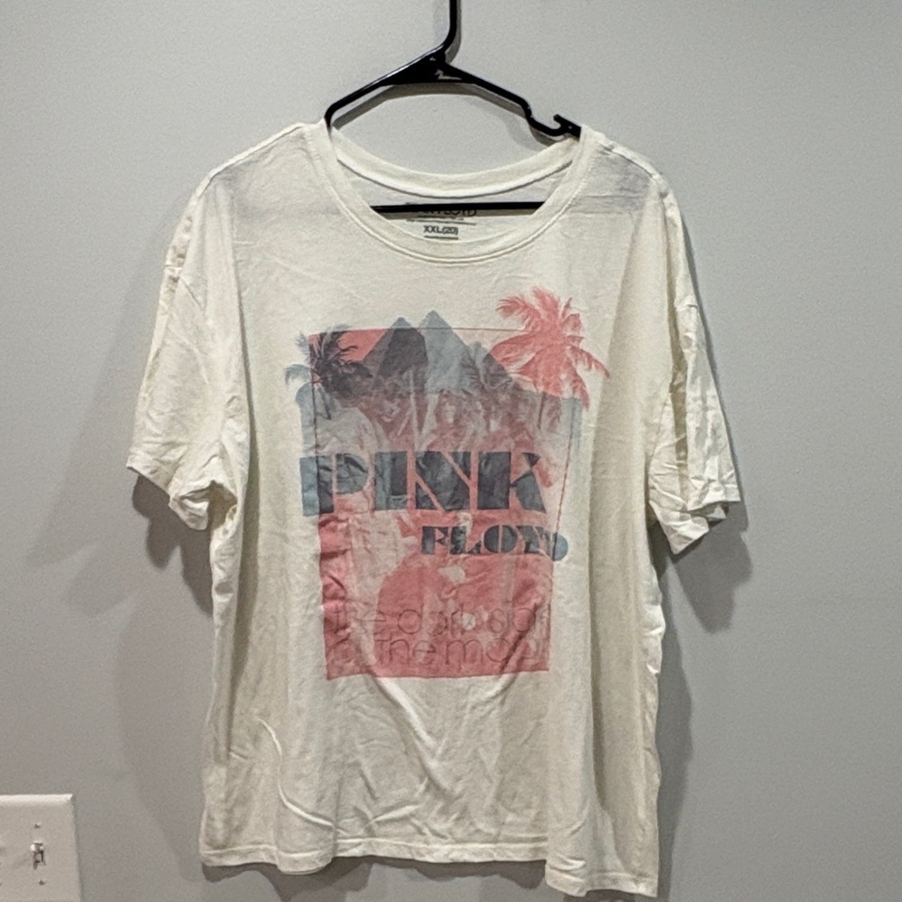 Pink Floyd Graphic Tee - White and Pink - Picture 3 of 5